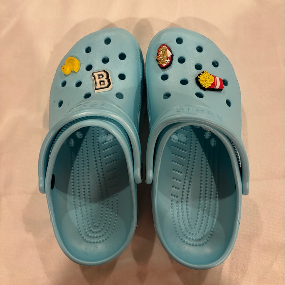 CROCS Light Blue